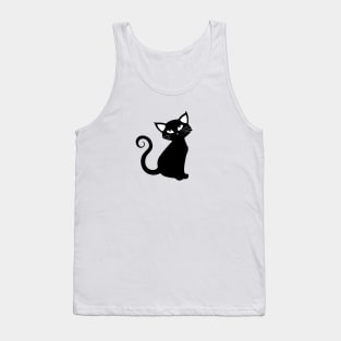 Black cat - Catshirt - Catslover - Vegan - Kawaii - gift idea Tank Top